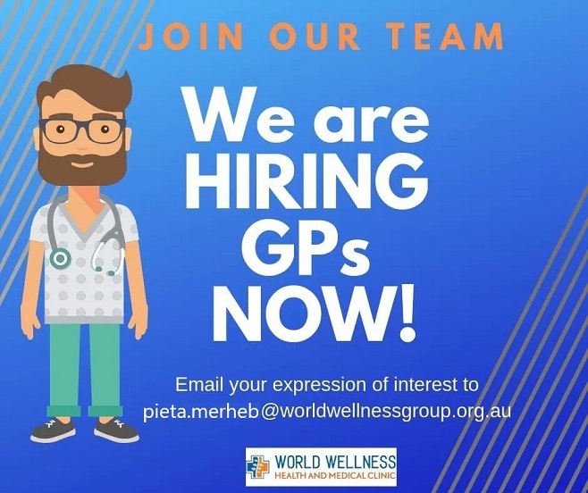 World Wellness Group Hiring GPs